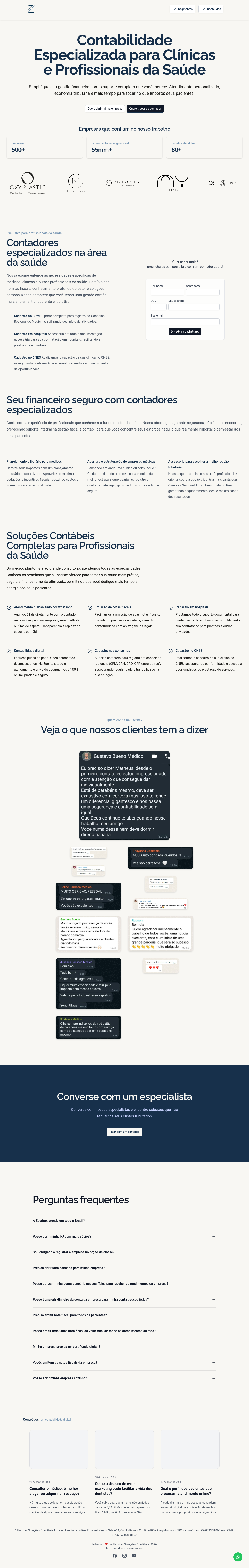 Escritax — Página completa