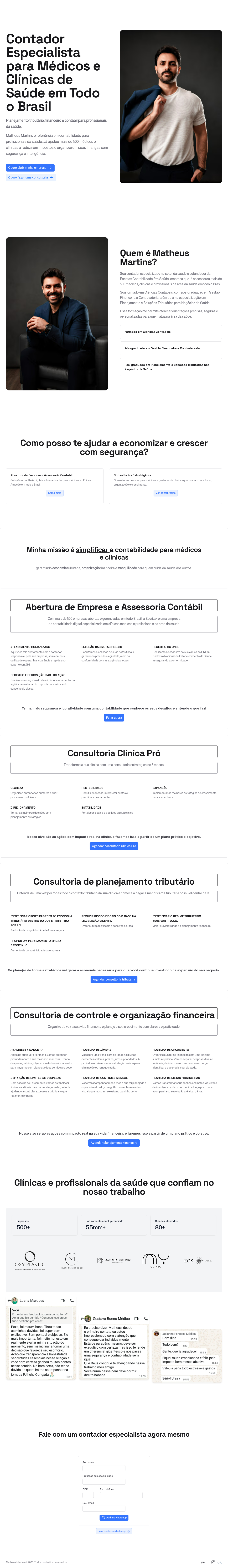 Escritax · Landing de Captação — Página completa
